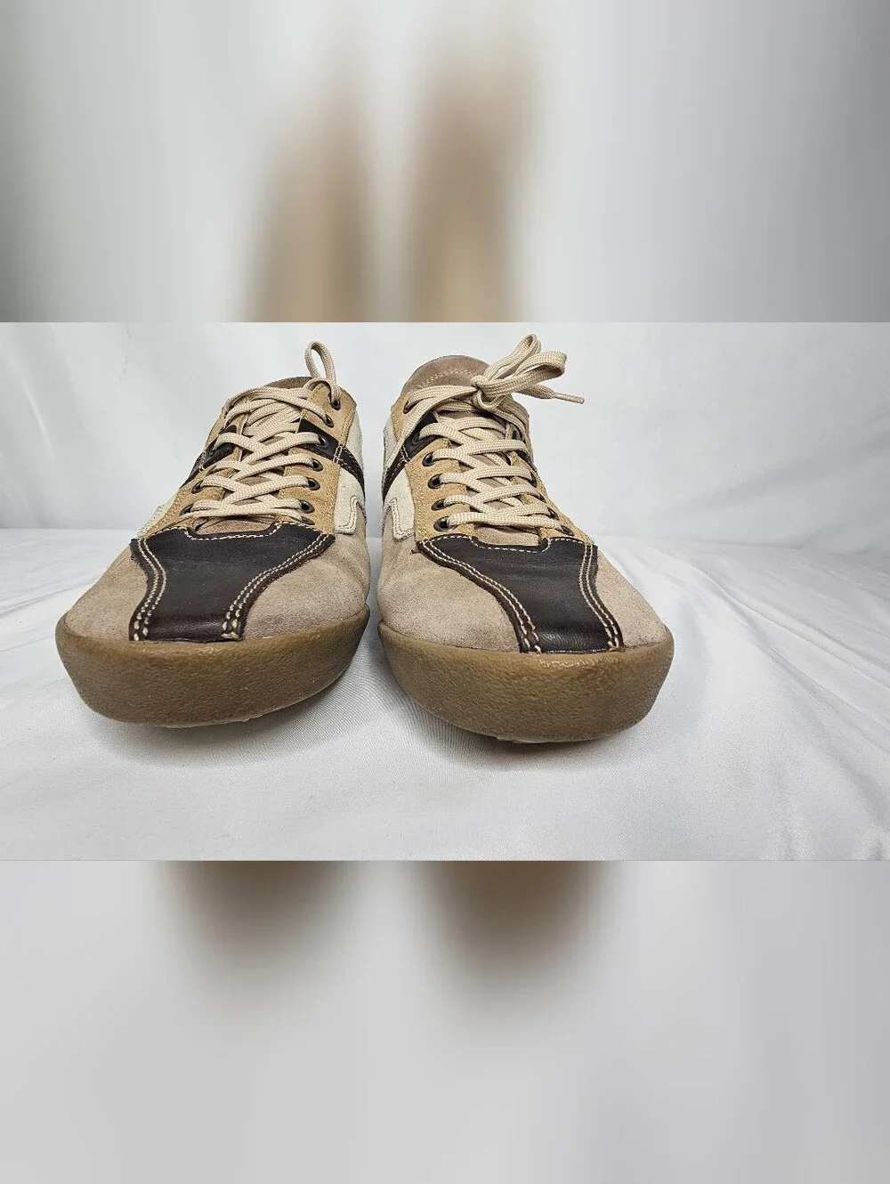 Ermenegildo Zegna Sports Men's Leather/Suede Athletic Sneakers. Size 11.5